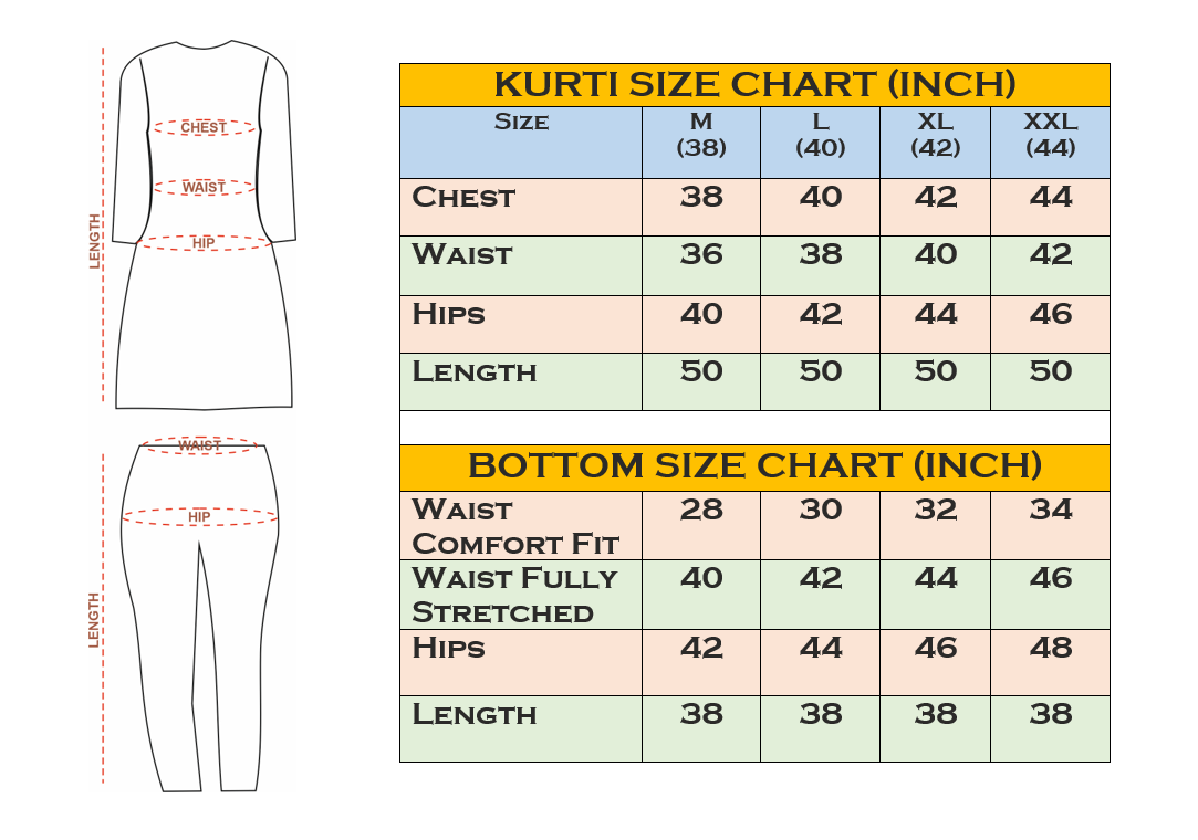 Ruhani Three Piece Naira Cut Kurti Set