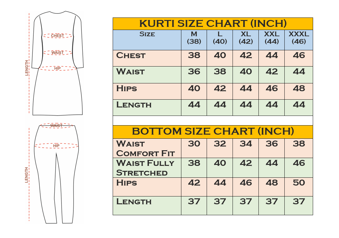 Ruhani Three Piece Straight Cut Kurti Set