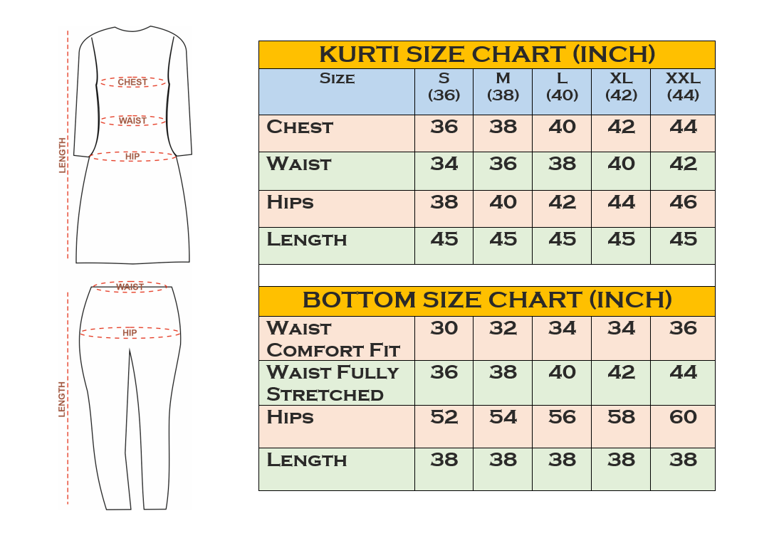 Ruhani Three Piece Straight Cut Kurti Set