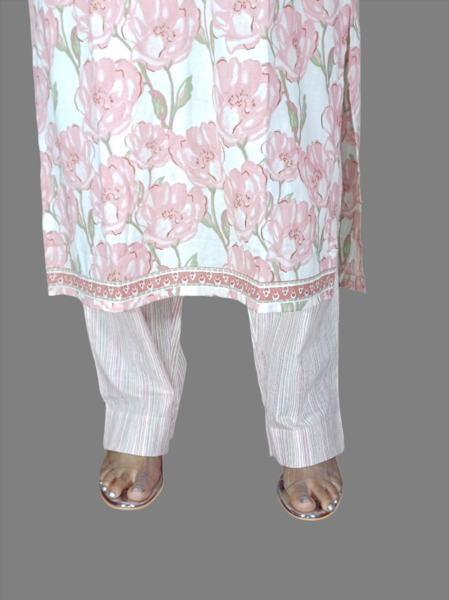 Kritika Three Piece Straight Cut Kurti Set