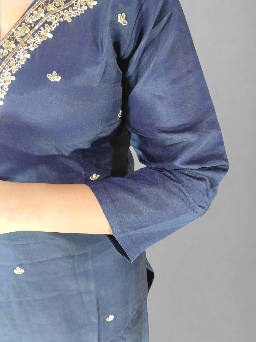 Neelam Three Piece Straight Cut Kurti Set