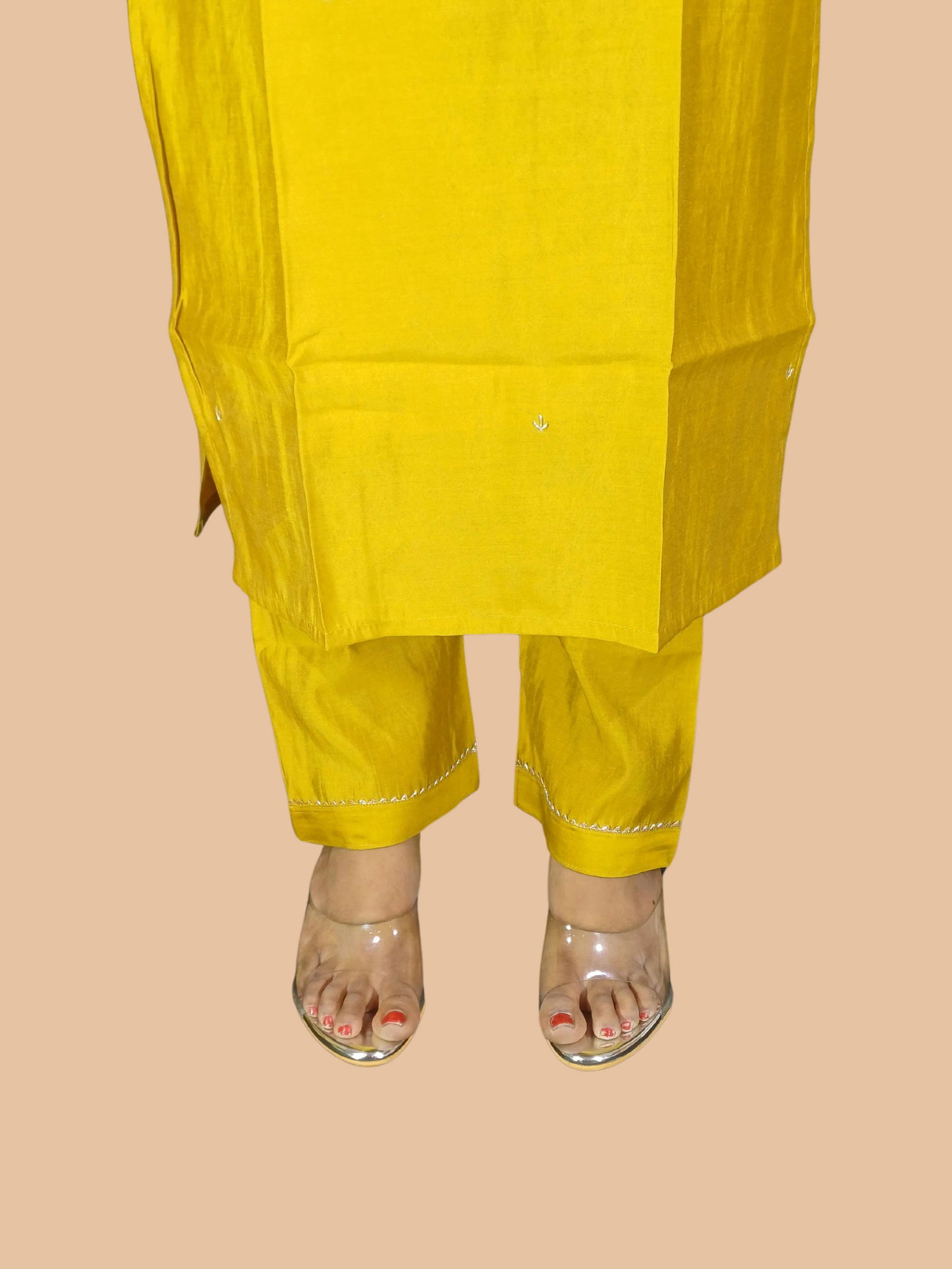 Taraana Three Piece Straight Cut Kurti Set
