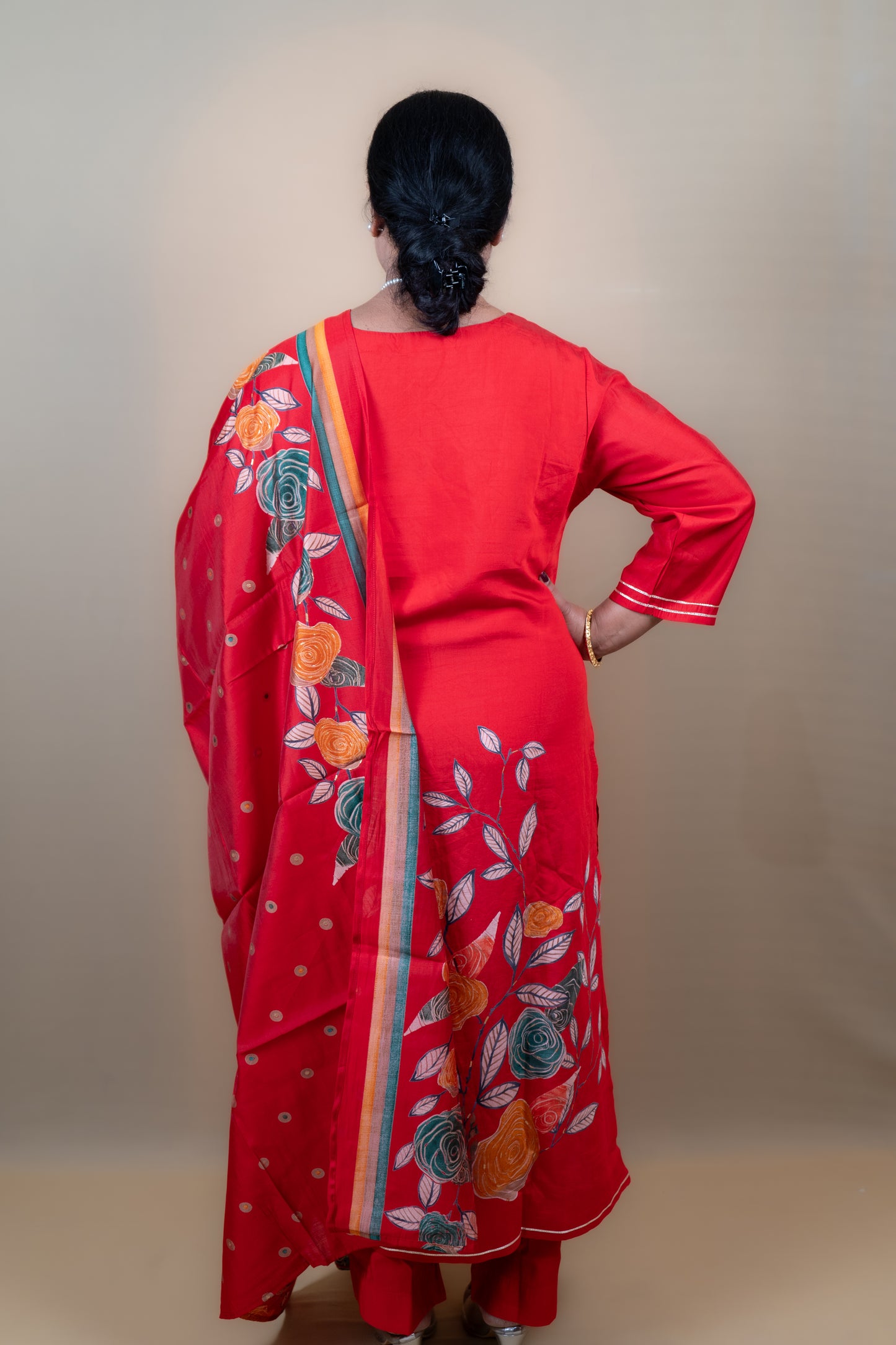 Devina Three Piece Straight Cut Kurti Set