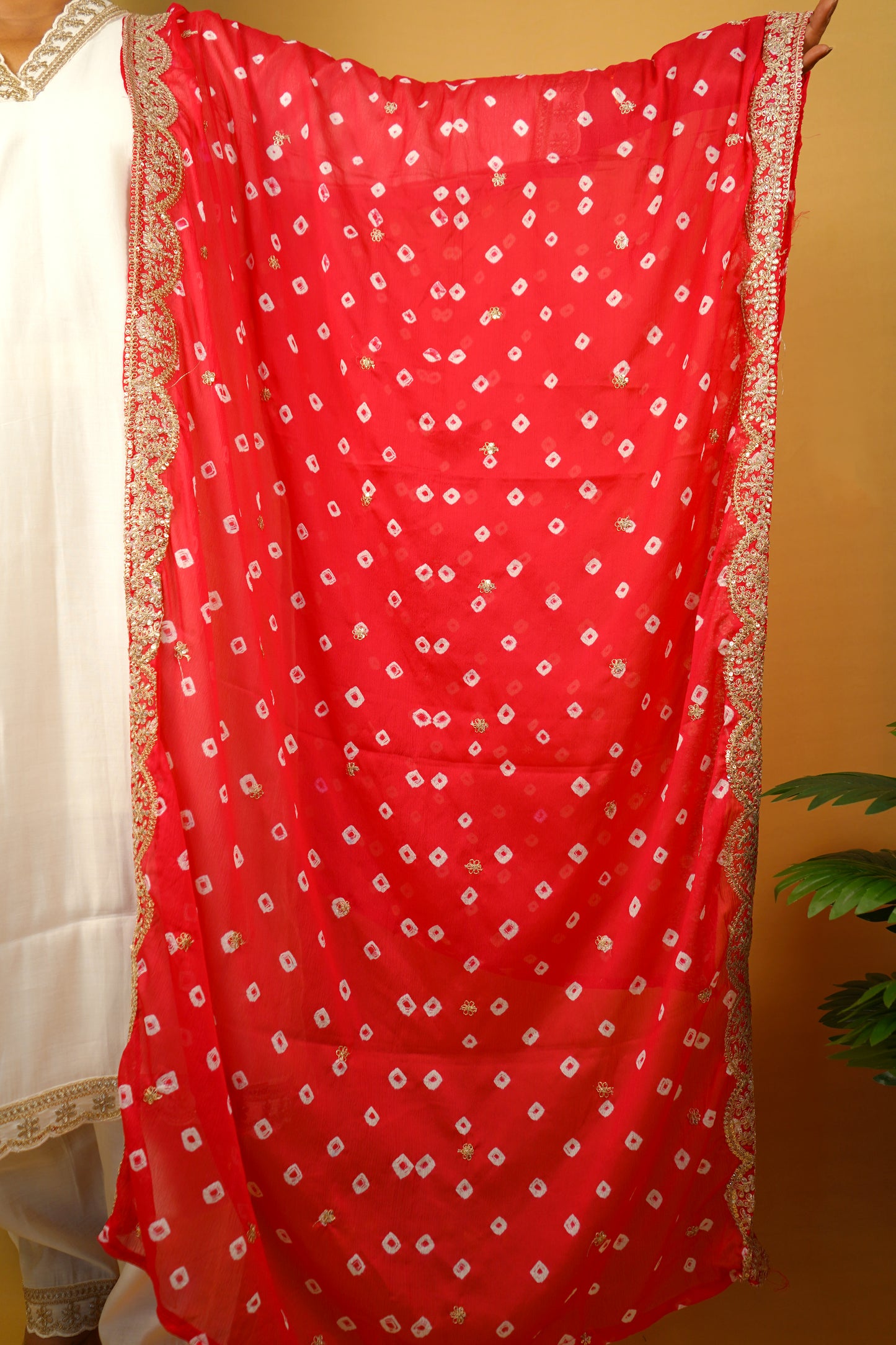 Ruhani Three Piece Straight Cut Kurti Set