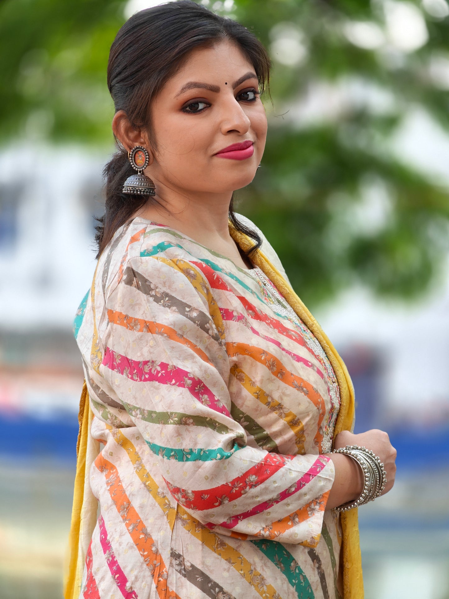 Kritika Three Piece Straight Cut Kurti Set