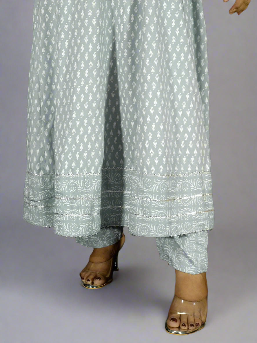 Meher Three Piece A-Line Cut_Kurti Set