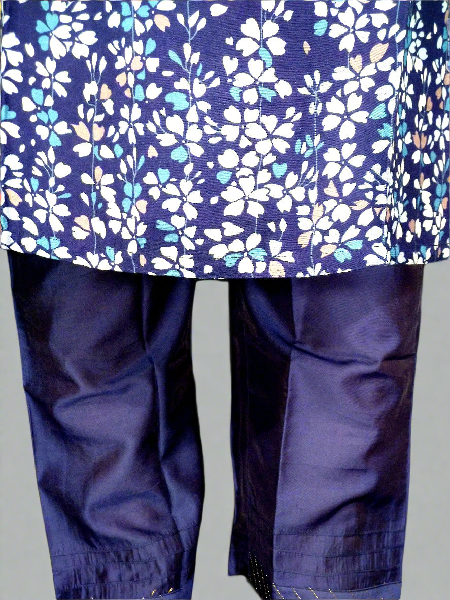 Neelam Three Piece Straight Cut Kurti Set