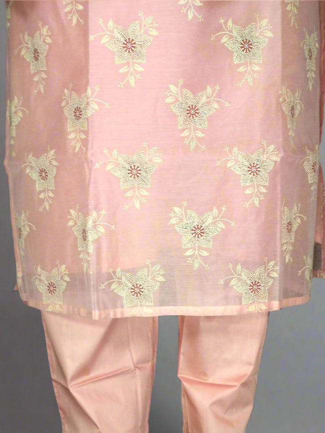 Saanvi Three Piece Straight Cut Kurti Set