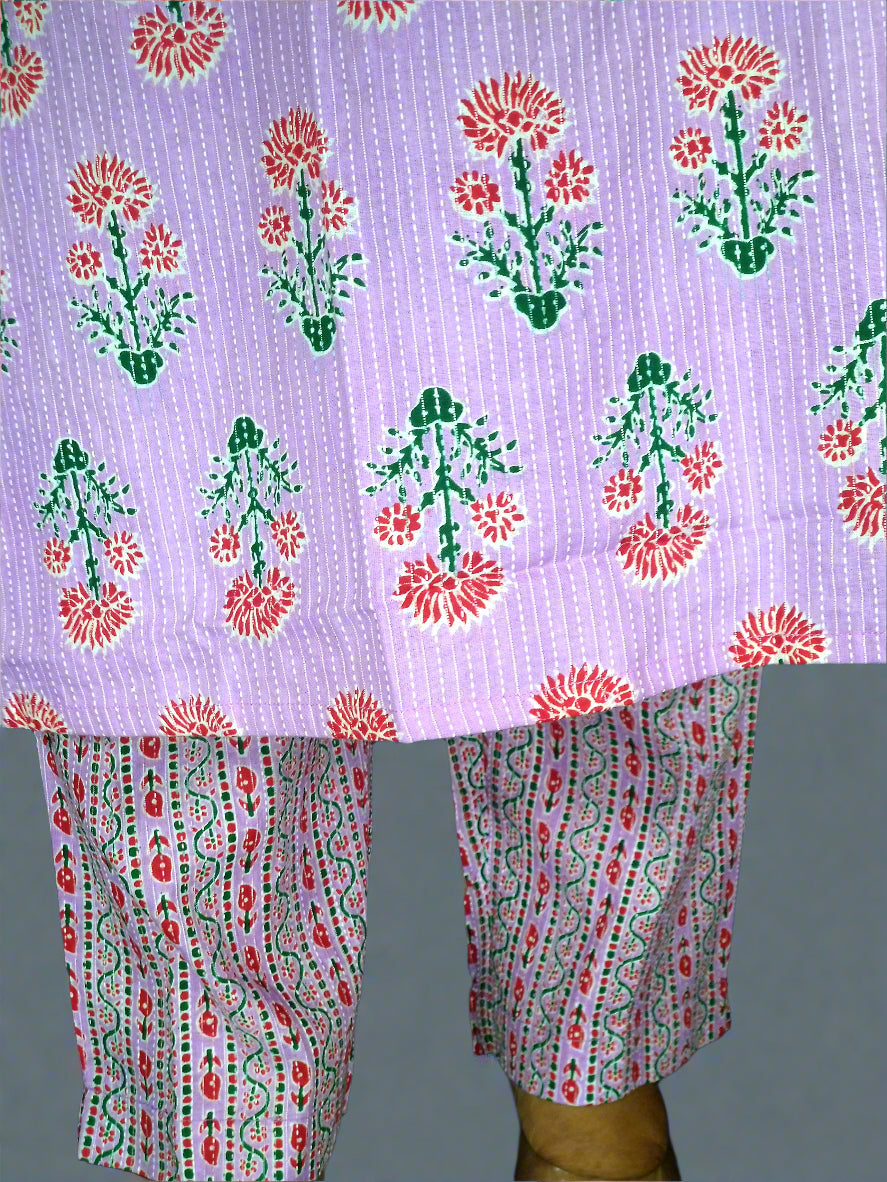 Madhura Three Piece Straight Cut Kurti Set
