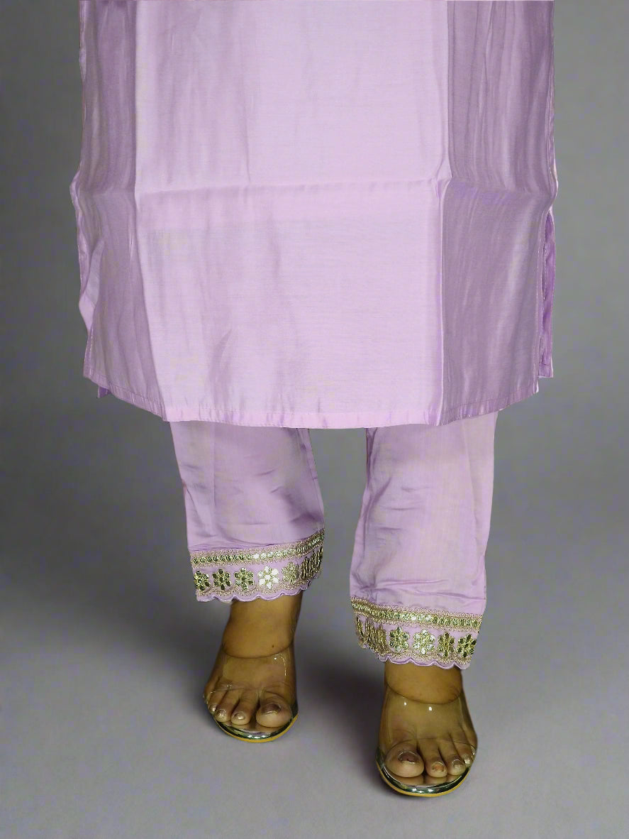 Madhura Three Piece Straight Cut Kurti Set