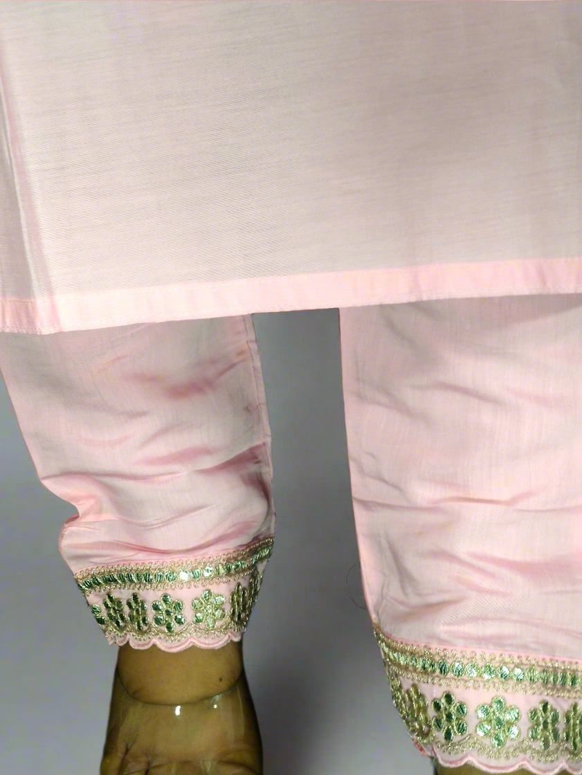 Saanvi Three Piece Straight Cut Kurti Set