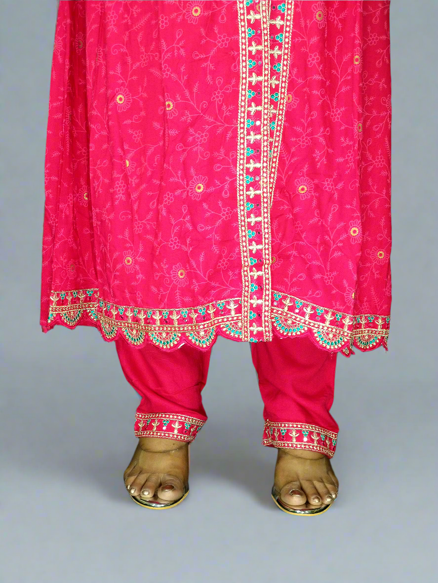 Devina Three Piece Naira Cut Kurti Set