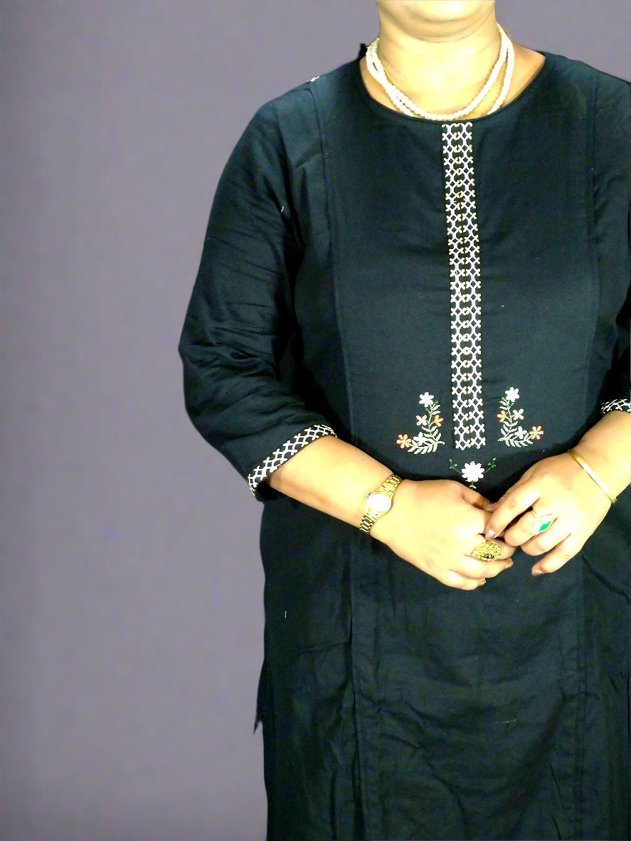 Shyam Two Piece Straight Cut Kurti Set