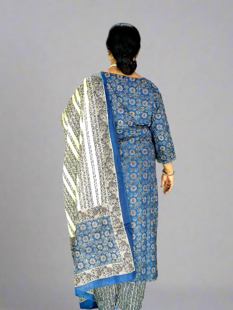 Neelam Three Piece Straight Cut Kurti Set
