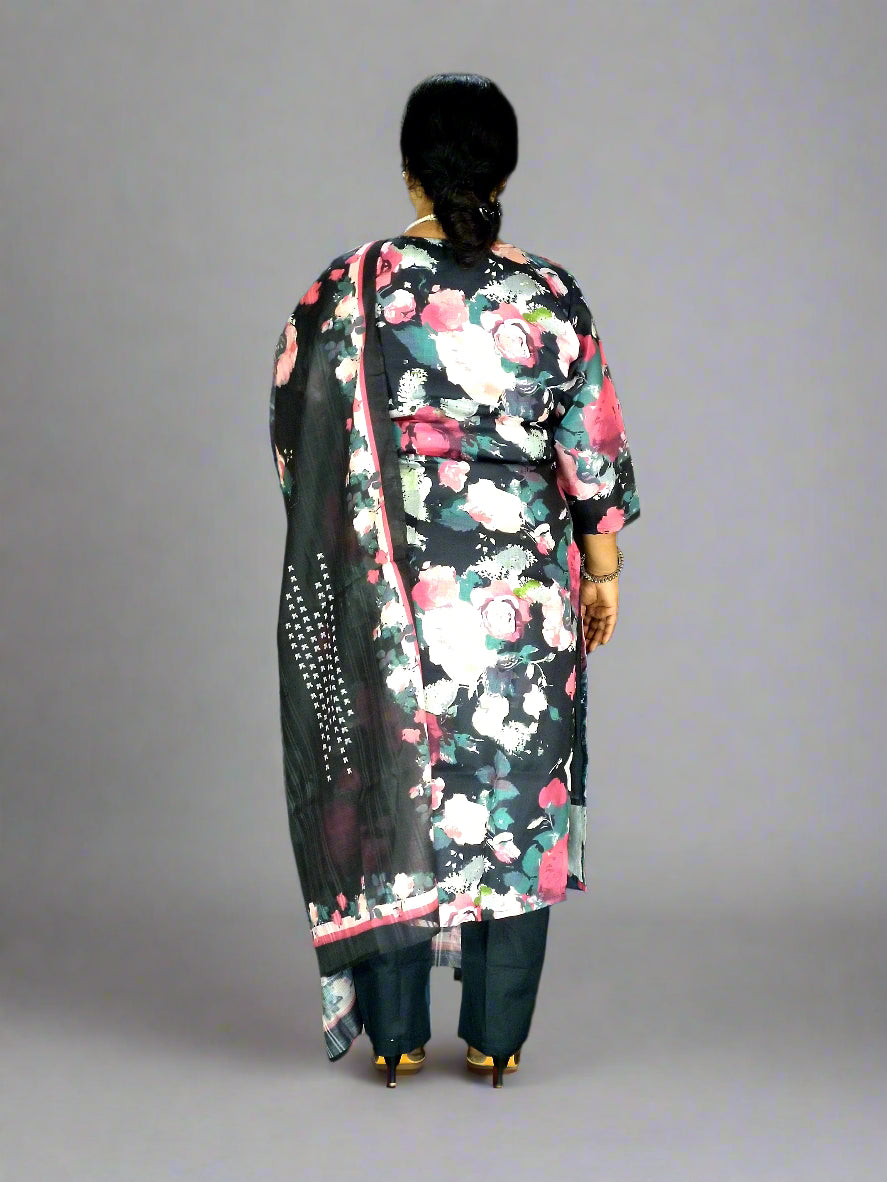 Shyam Three Piece Straight Cut Kurti Set