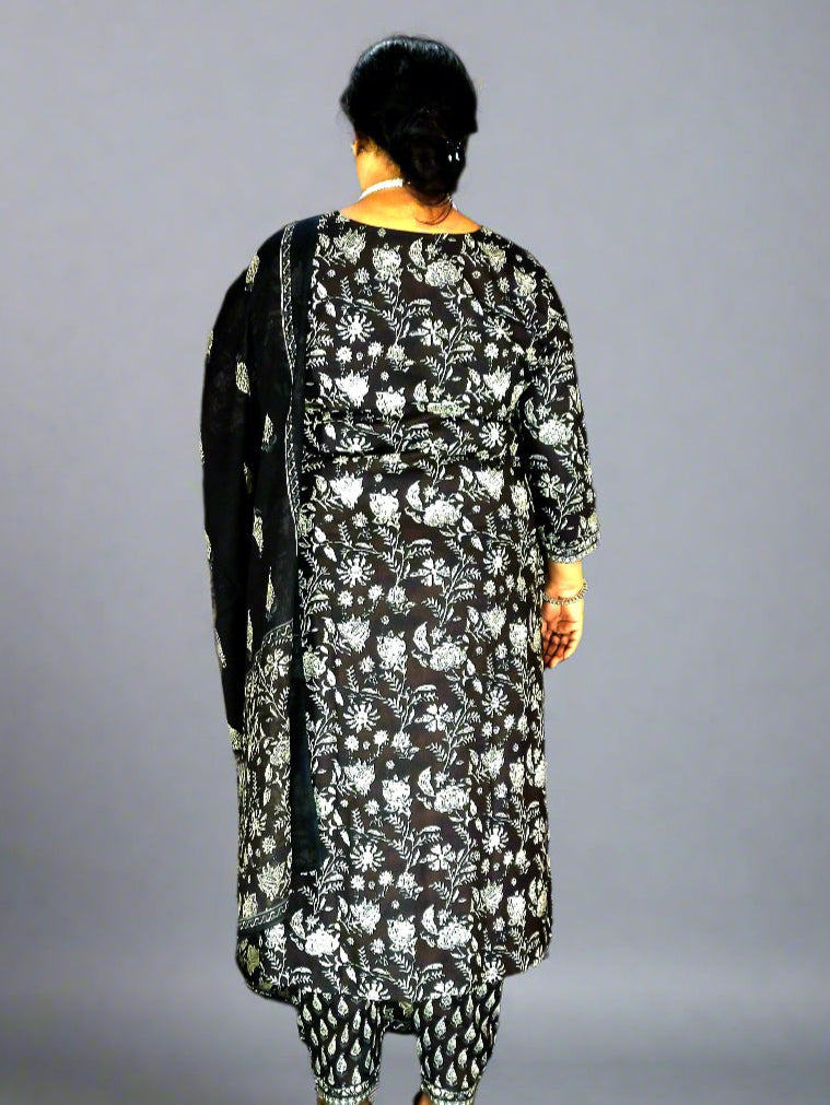 Shyam Three Piece Straight Cut Kurti Set