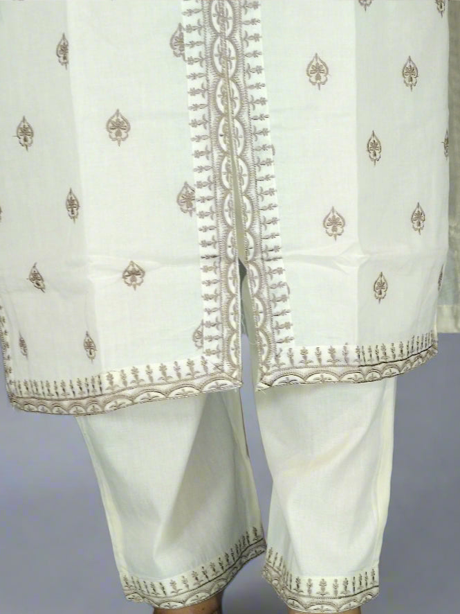 Ruhani Three Piece Straight Cut Kurti Set