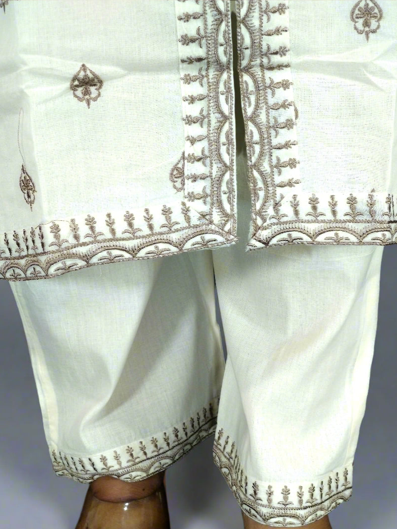 Ruhani Three Piece Straight Cut Kurti Set