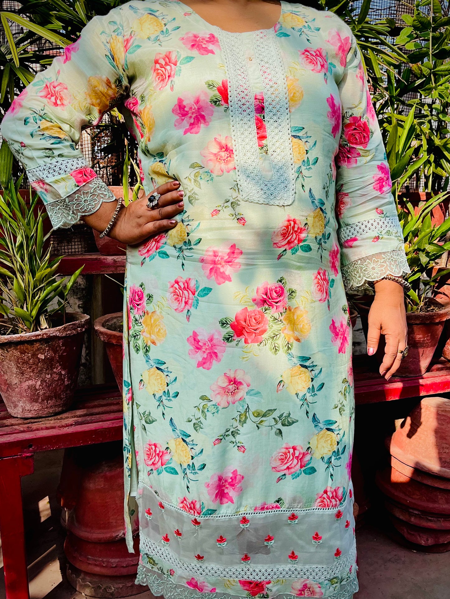 Lavanya Three Piece Straight Cut Kurti Set