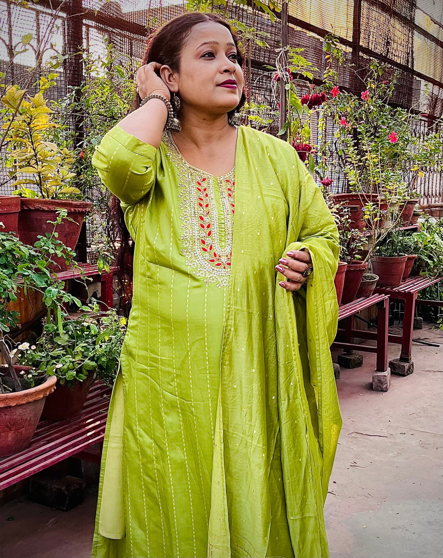 Lavanya Three Piece Straight Cut Kurti Set