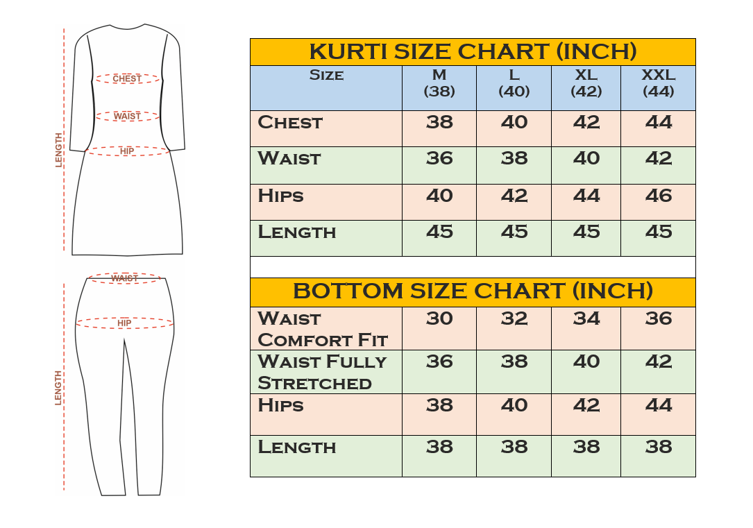 Ruhani Three Piece Straight Cut Kurti Set