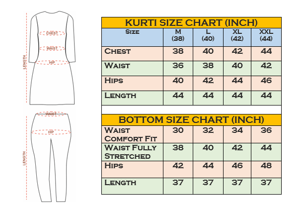 Godhuma Three Piece Straight Cut Kurti Set