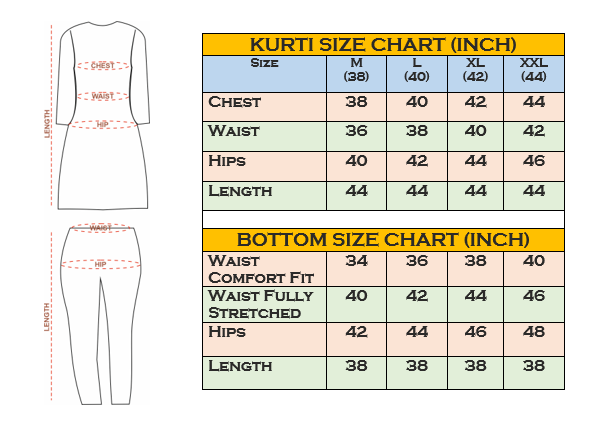 Neelam Three Piece Straight Cut Kurti Set
