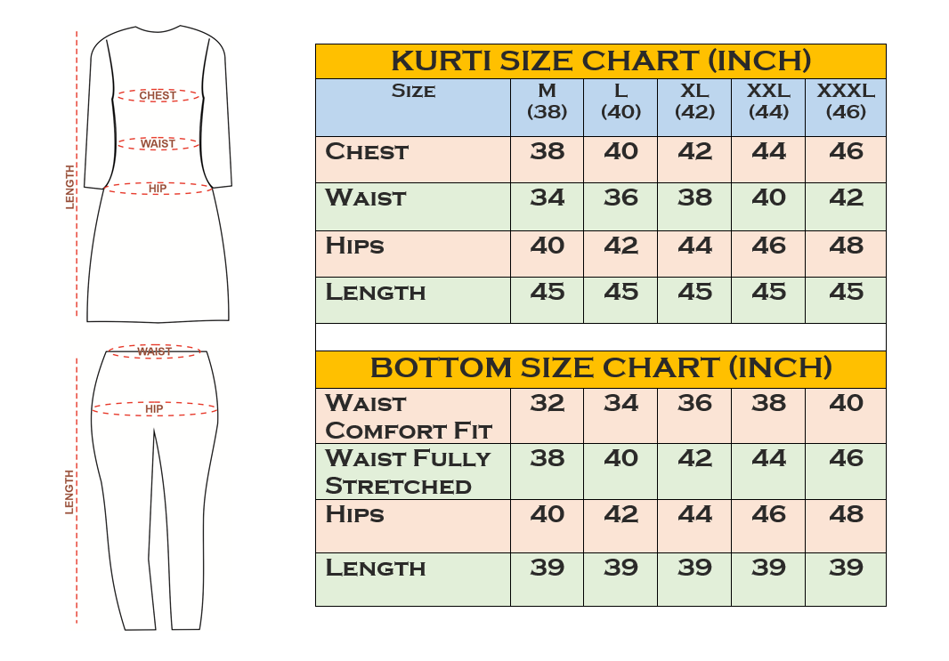 Ekta Three Piece Straight Cut Kurti Set