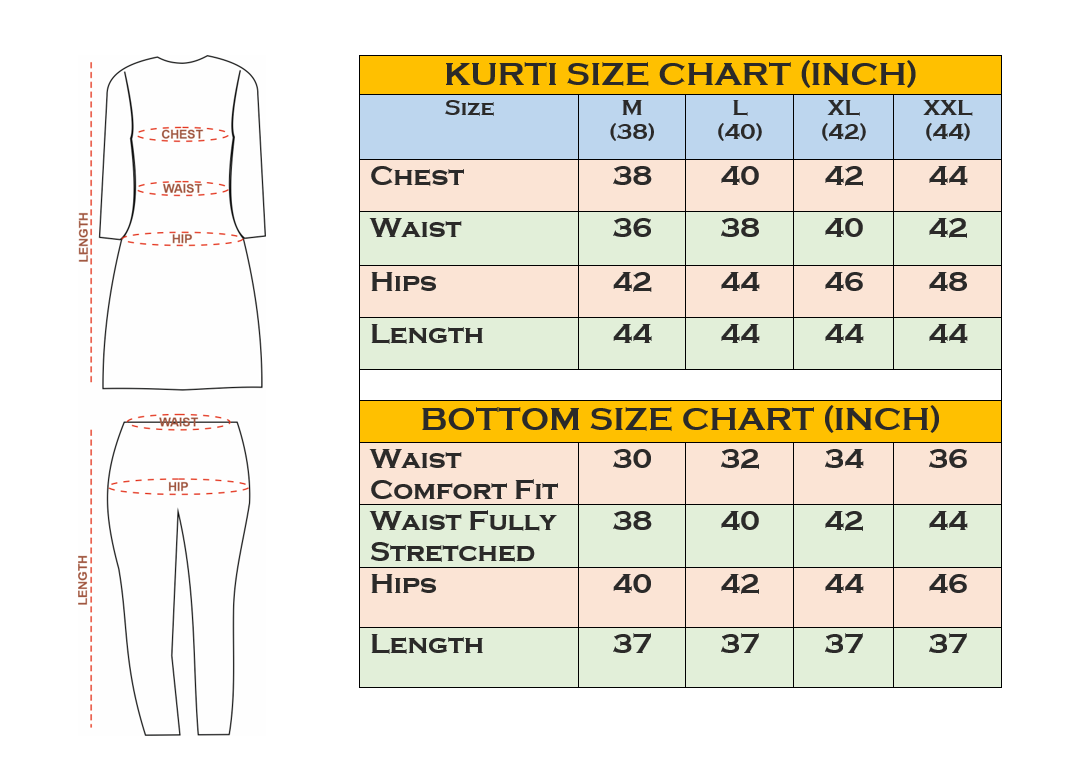 Taraana Three Piece Straight Cut Kurti Set