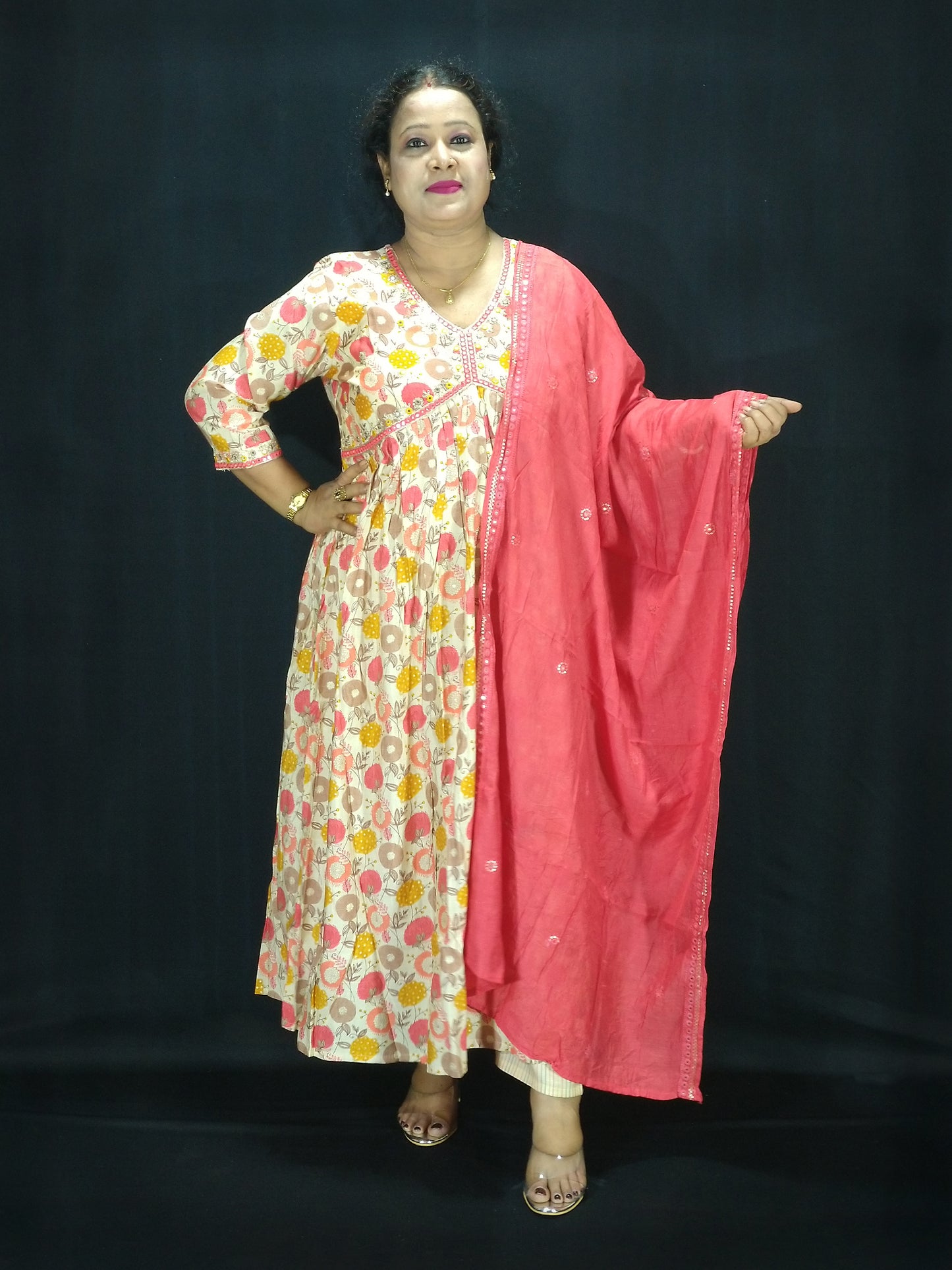 Suhana_Three Piece_Aaliya Cut_Kurti Set